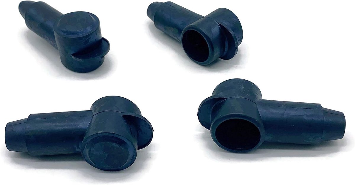 4x Polschoen Zwart conische kabeldoorvoer kabel 35-95 mm² | Polbeschermkap, conische kabeldoorvoer, geschikt voor 35-95 mm², temperatuurbestendig -35 tot 105 graden Celsius, aanpasbare
