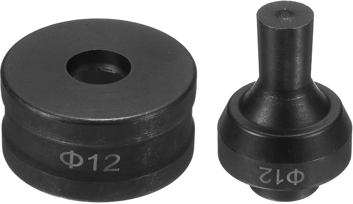 Hydraulische ponsmatrijs Φ12 mm rond gat 40CR Staal Elektrische Ponsset voor CH75 elektrische ponsmachine zwart
