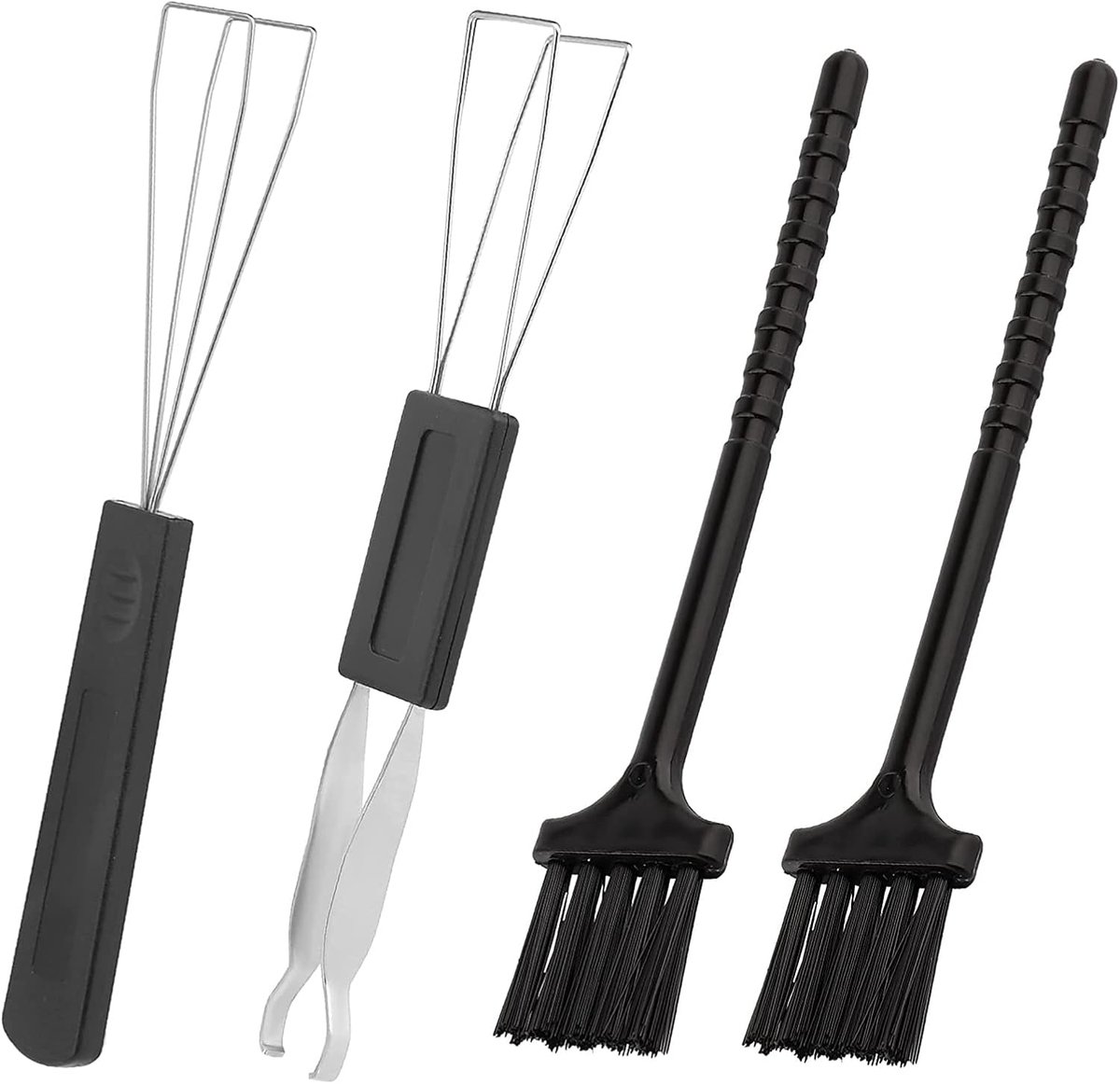 set van 4 stuks, keycapverwijderaar, keycaps, schakelaarverwijderaar, keycapverwijderingsgereedschap met borstels voor schoon toetsenbord