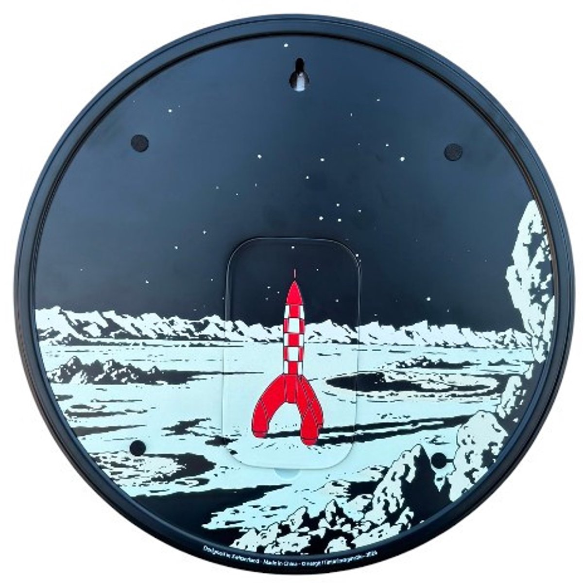 Klok Kuifje - Raket - Gelimiteerd 777 stuks - 35 cm