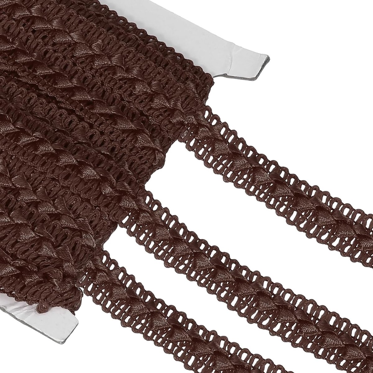 11 Yard Decoratieve vlechten, 0,7 inch breed gevlochten kant lint Gimp band voor doe-het-zelf naaien, accessoires, kostuum, decoratie huis, kleur koffie