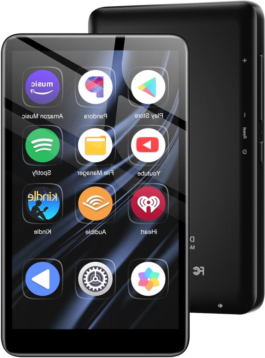 MP3 Speler - Muziekspeler Mediaspeler - Muziek Luisteren - Android 13 OS - 160GB - Zwart