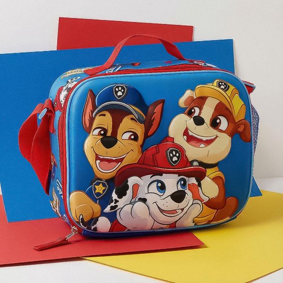 Paw Patrol 3D Lunchtas voor Jongens - Geïsoleerde Koeltas met Schouderband - Blauw van PAW Patrol — afbeelding 4