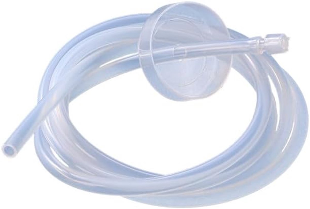 Voedselveilige siliconenslang water lucht slang buis transparant, 6mm ID x 8mm OD 2 meter