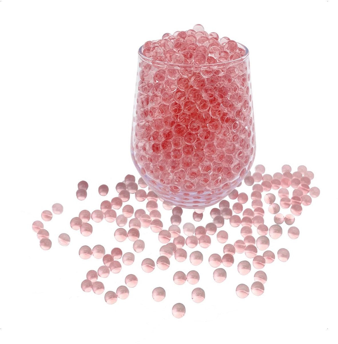 20000 stuks, watergelgrond, rode kristallen, gelbal, vaasvullers voor huisdecoraties (rood, 100 g, 7-8 mm)