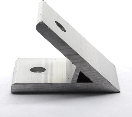(4 stuks) 5050 Serie 45 Graden Hoek Hoek Beugels Hoek Braces Connectors Joint Voor Aluminium Extrusie Profiel — afbeelding 3