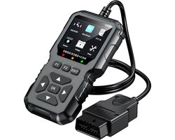 OUYLAF OBD2 scanner - Diagnoseapparaat Auto - Nederlandse taal ondersteund - Auto scanner - met Reset, I/M Readiness - Auto Uitlezen en Storing Verwijderen - Grijs - OBD-II-diagnosetools voor alle voertuigen