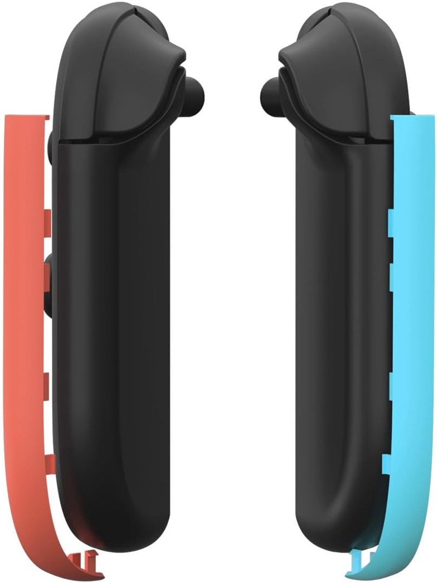 Vervangende Decoratieve Strips voor Nintendo Switch 2 Joycon, Aangepaste Decoratiestrip Links en Rechts Zijafdekstrip Accessoires voor Switch 2, Blauw + Oranje