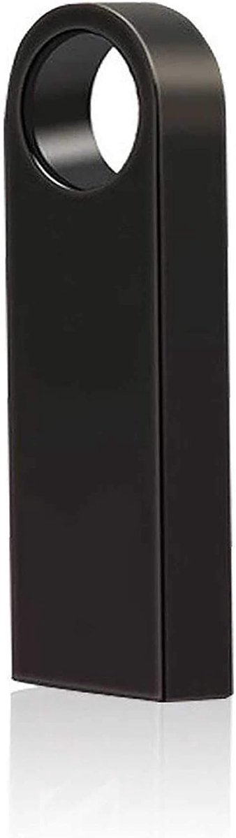 USB-stick van metaal 32 64 GB 128 GB extern geheugen waterdicht PC LAPTOP NOTEBOOC Auto A001 (32GB, zwart)