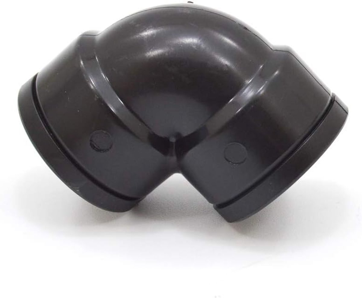 701450 hoek, binnendraad, 1/2 inch, zwart