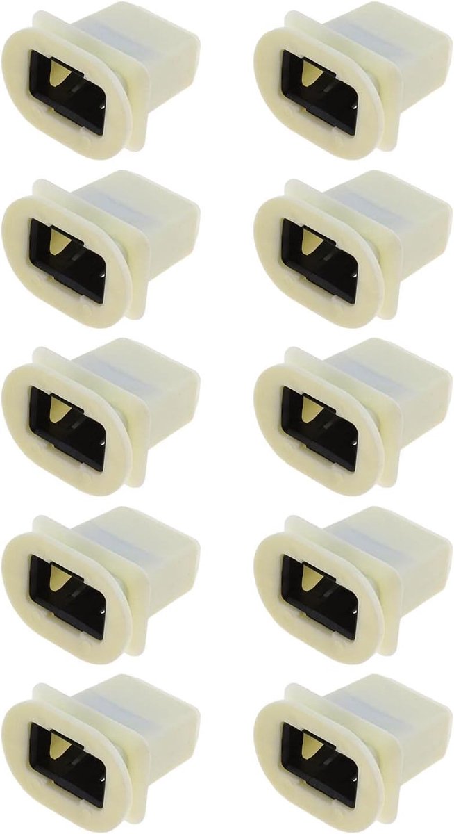 10 stuks achterste rij zitkussen frame doorvoertule 4L0886373 compatibel met A4 A4 allroad quattro A5/S5 Coupe/Sportback A6/Avant A7 Sportback RS4/Avant quattro Plastic