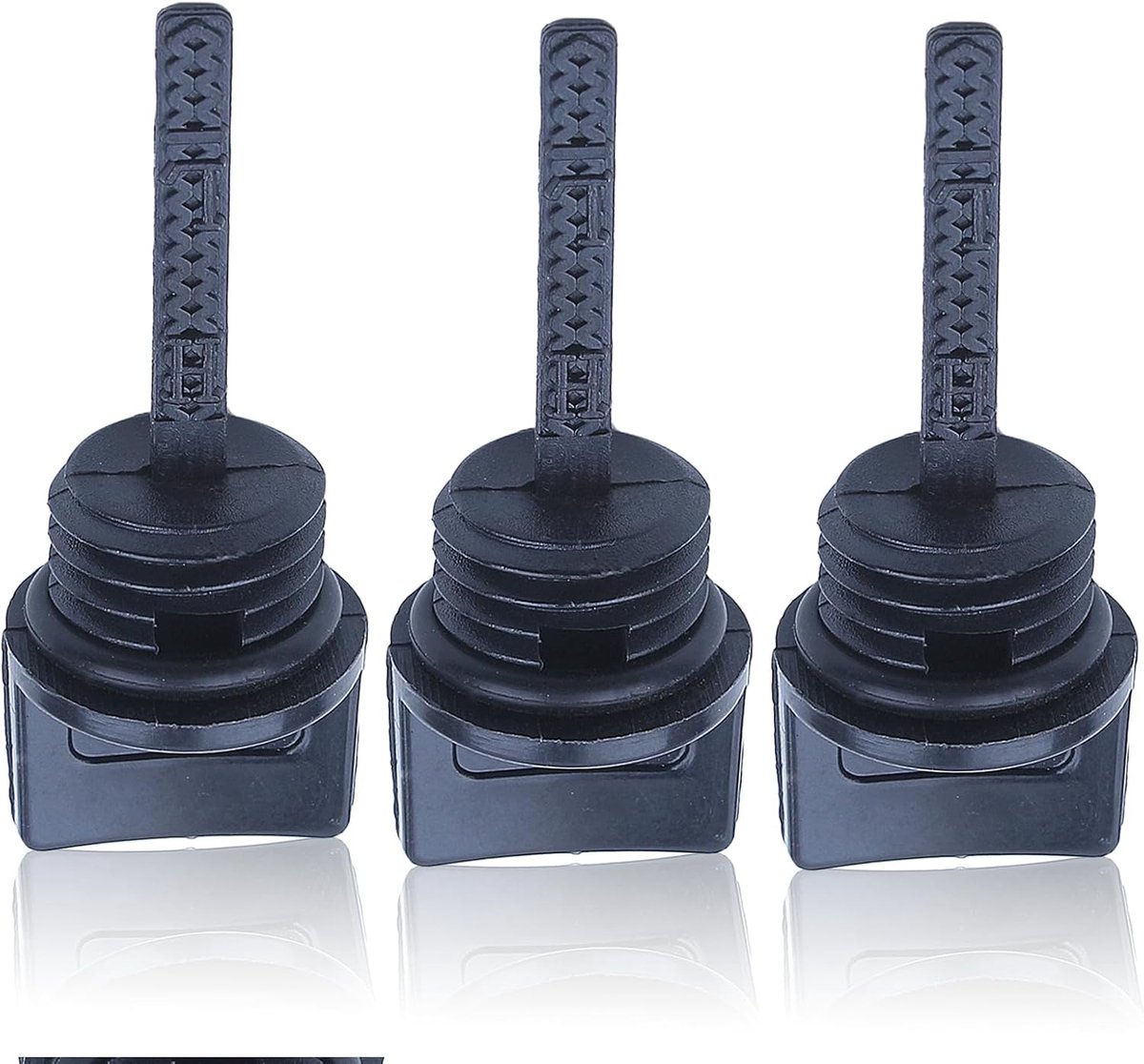 3 Stuks Olievuldop compatibel met Honda GX110 GX120 GX160 GX200 Series, ADEFOL Motor Accessoire Grasmaaier Onderdelen Vervangen 15600-ZE1-003