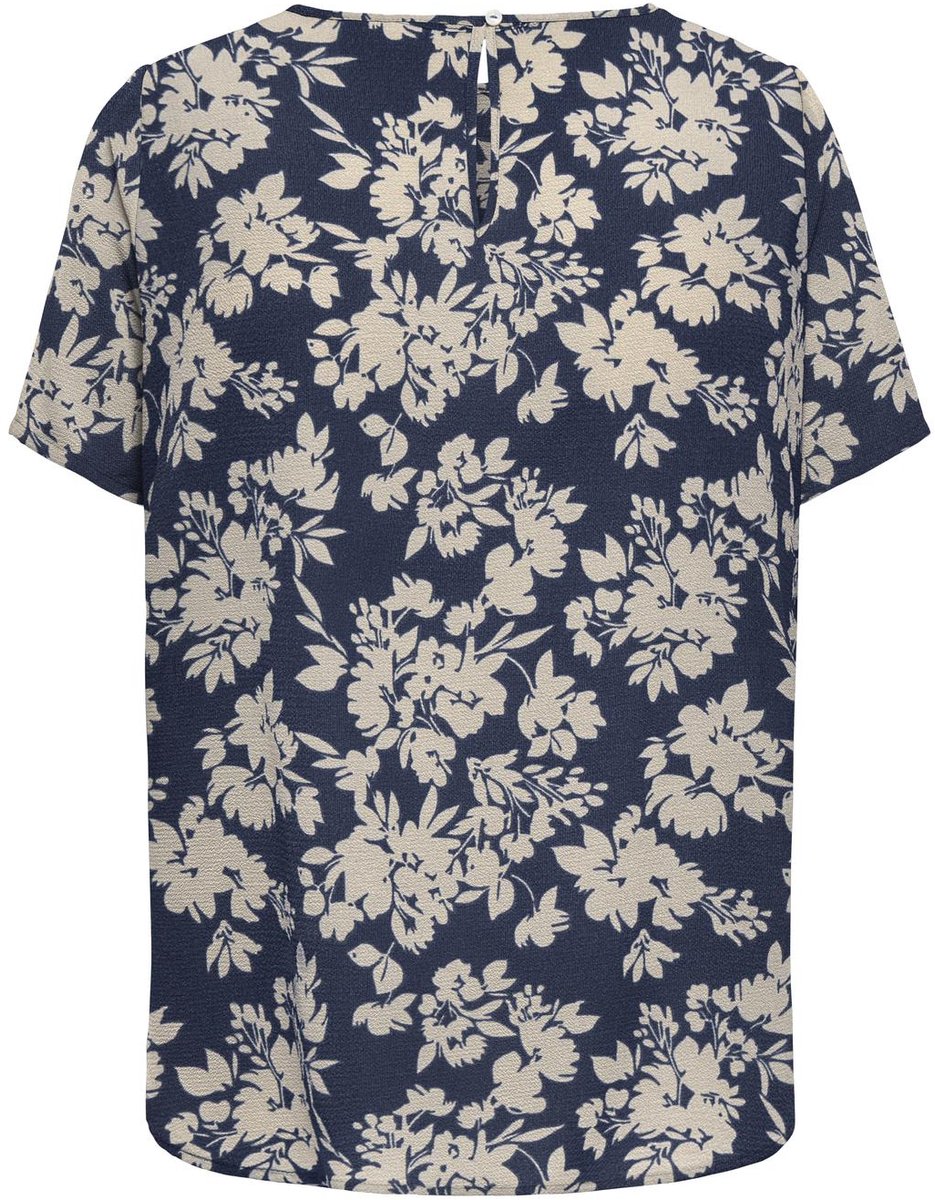 ONLY CARMAKOMA - CARVICA S/S TOP WVN NOOS Dames Top