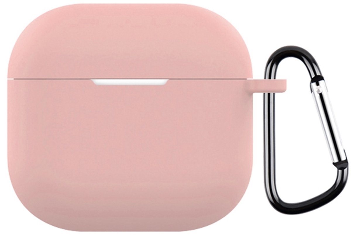 Mobigear Hoesje geschikt voor Apple AirPods 4 Hoesje Flexibel Siliconen | Mobigear Colors - Roze