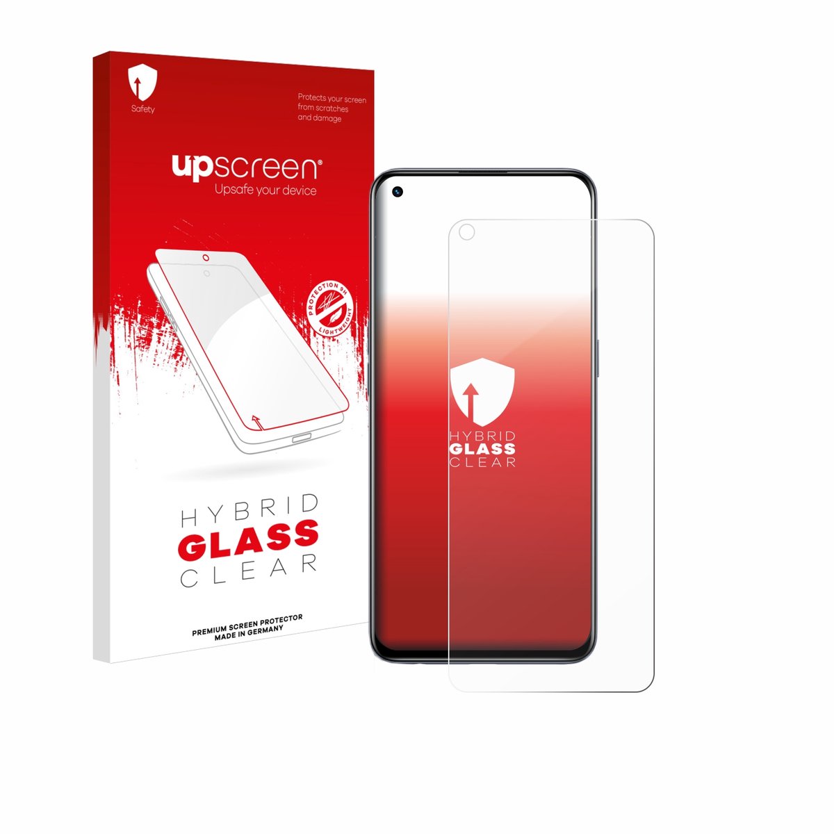 upscreen - Screenprotector voor realme GT Master Edition - Folie Beschermfolie Beschermglas transparant
