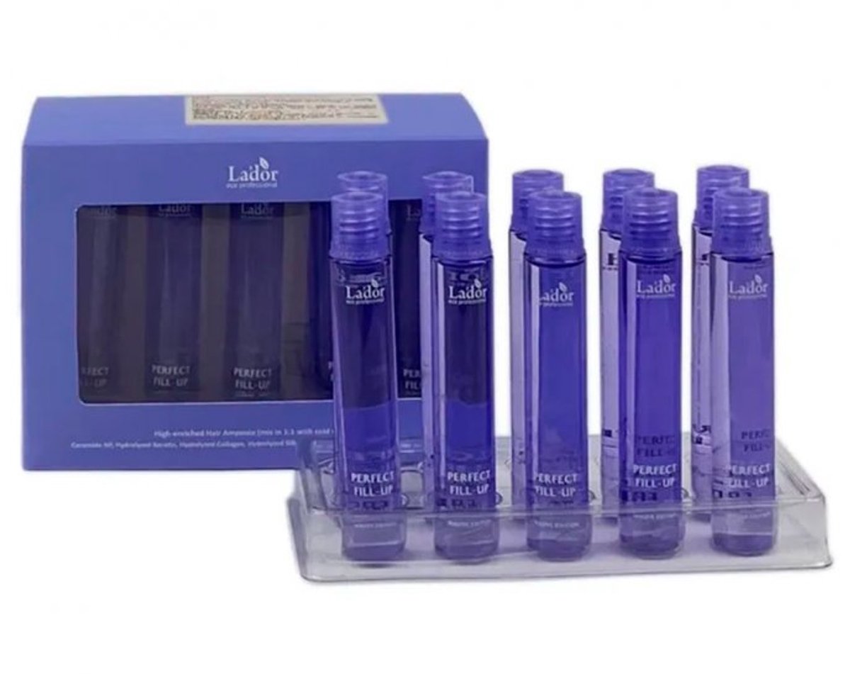Lador Eco Professional Haarampul Osmanthus - Haarserum - Intensieve Verzorging - 13 ml - 10 Stuks - Voor Droog En Beschadigd Haar