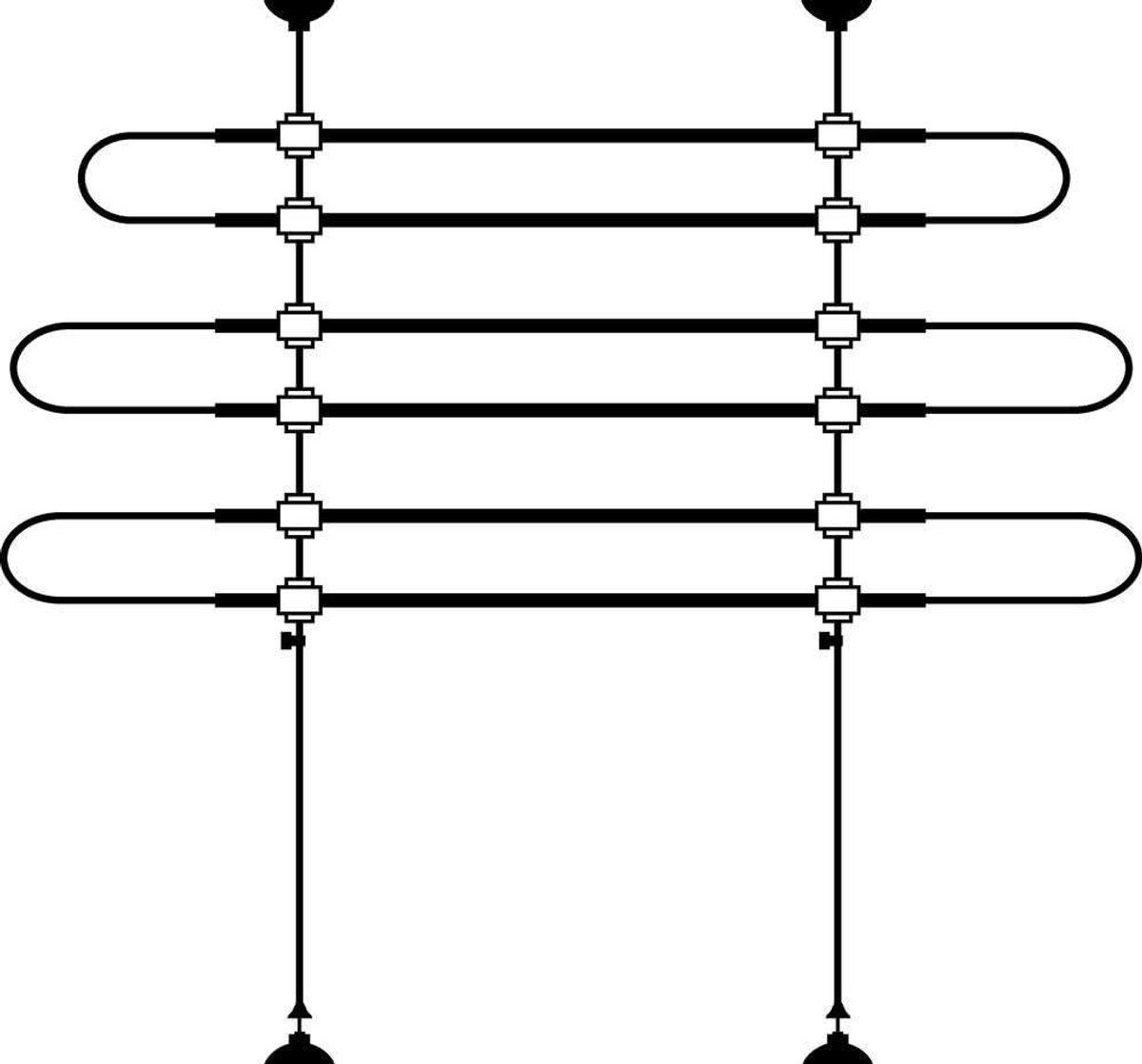 Auto Beschermrooster - Hondenrek Auto - Veilig Transport Hond - Individueel Verstelbaar - 85-140cm B 75-110cm H - Zilver
