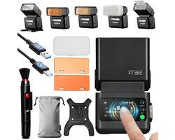 Godox iT32 modulaire TTL-cameraflitser, GN18, HSS, 2,4 GHz, 169 g