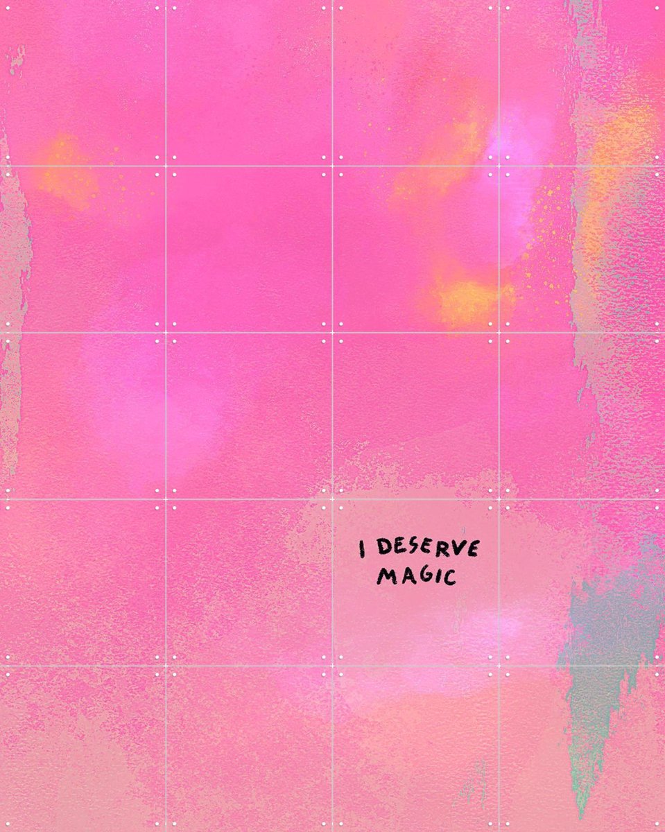 IXXI I Deserve Magic, Raissa Oltmanns - 80 x 100 cm - Gratis ophangtool - Grote wanddecoratie en posters - Fantasierijk, Modern, Typografie, Abstract