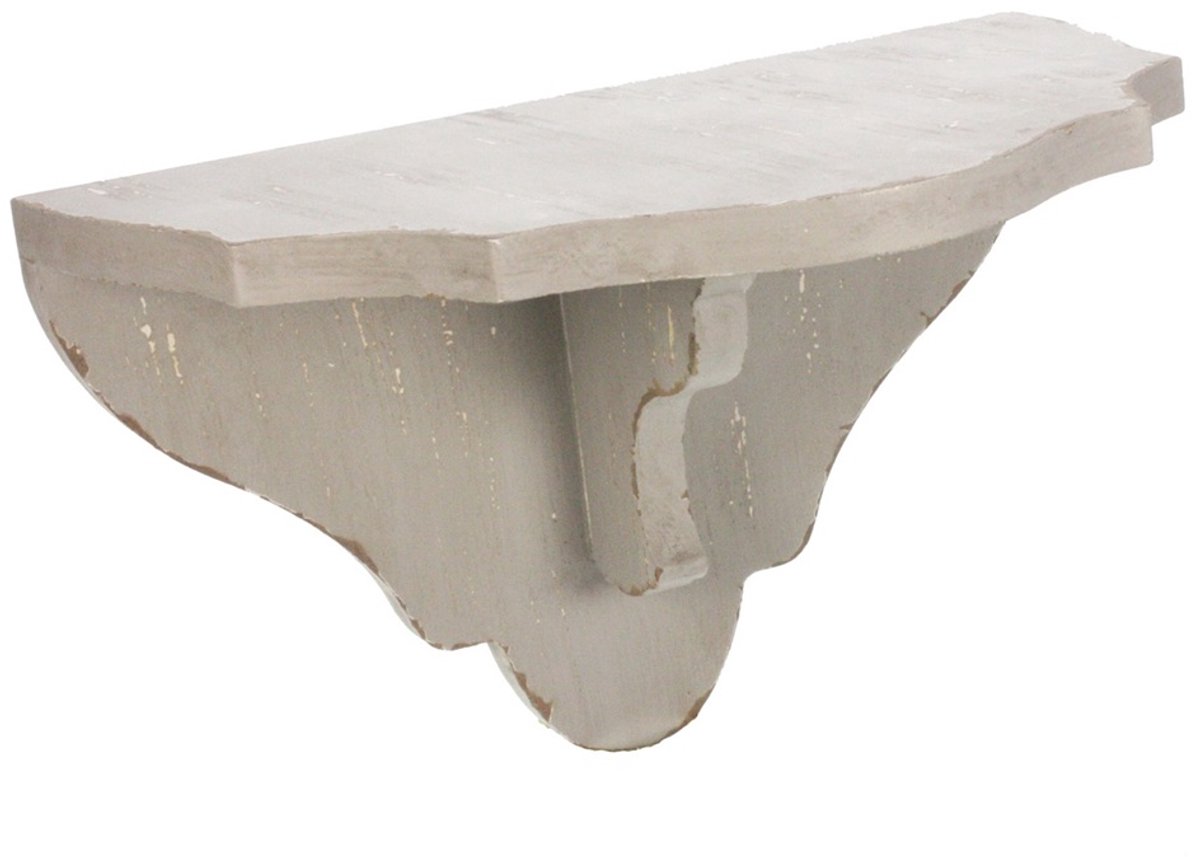Console hout grijs 30,5x20x19cm