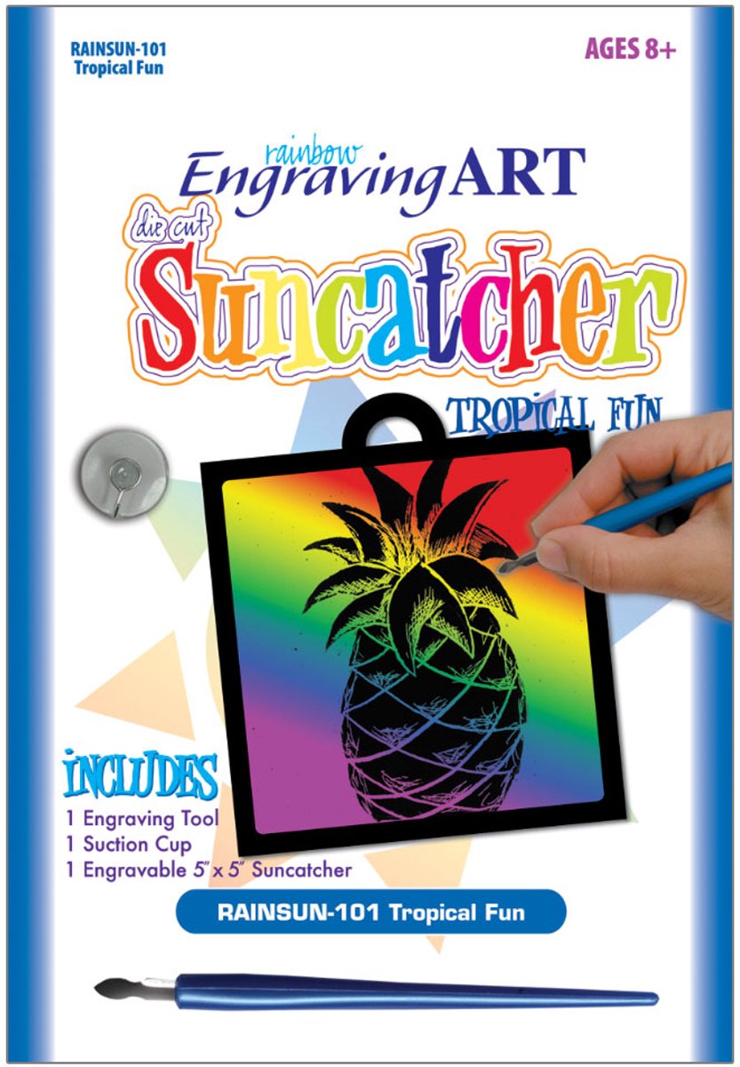 sketching suncatcher raamhanger van 5/5 ananas van royal langnickel