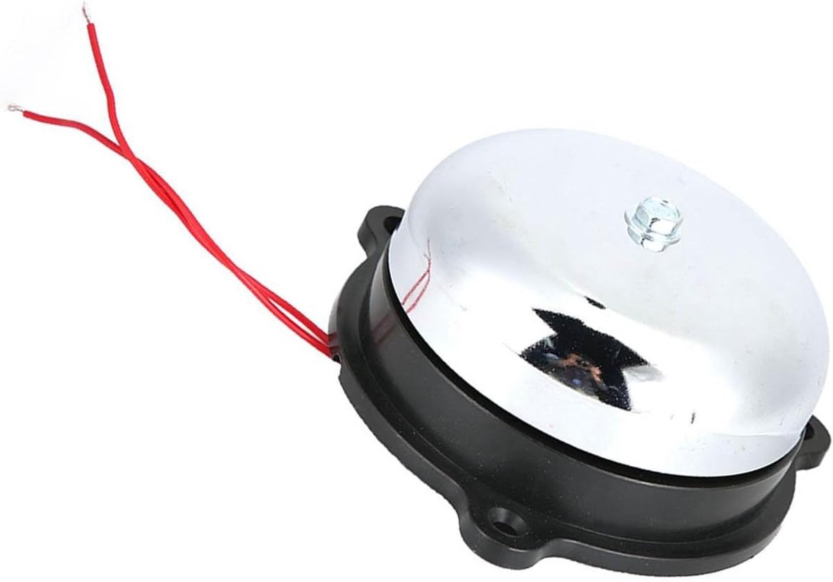 SnelShoppen - Gong voor Deurbel, 100mm 4 Inch Elektrische Ringbel van Koper en Roestvrij Staal, Geen Vonk Signaal Alarm voor School, Fabriek, Instant