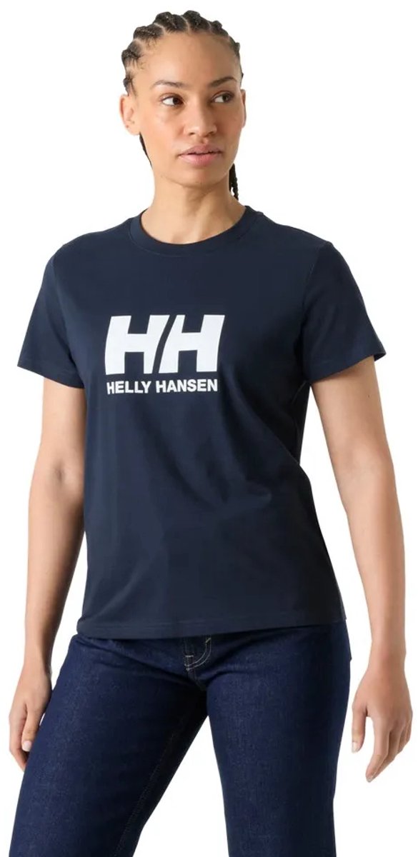 Helly Hansen Logo 3.0 T-shirt Met Korte Mouwen Blauw S Vrouw