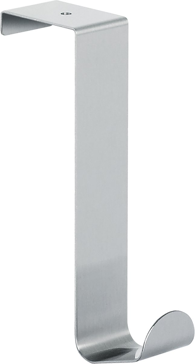 Spirella LIFT Deurhaak zonder Boren – Deur Haak van Geborsteld Roestvrij Staal – 41 mm – Hangende Haak voor Handdoeken en Kleding