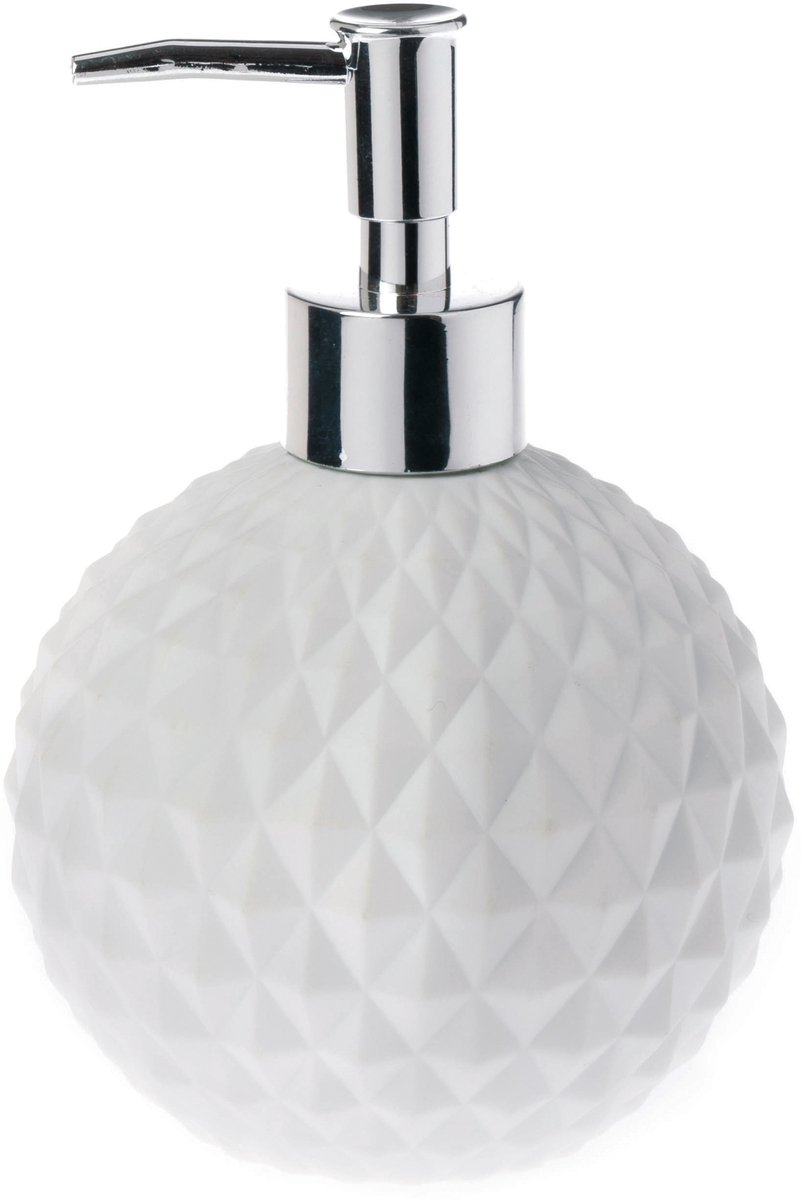 Spirella Alison Zeepdispenser – Zeeppomp voor Badkamer – Zeephouder voor Zeep, Lotion en Desinfectiemiddel – Badkamer Accessoires