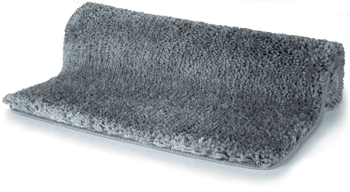 Spirella Badmat – Antislip Badkamermat met Microvezel Pool van 40 mm – Zachte Badmatten voor Douche en Bad