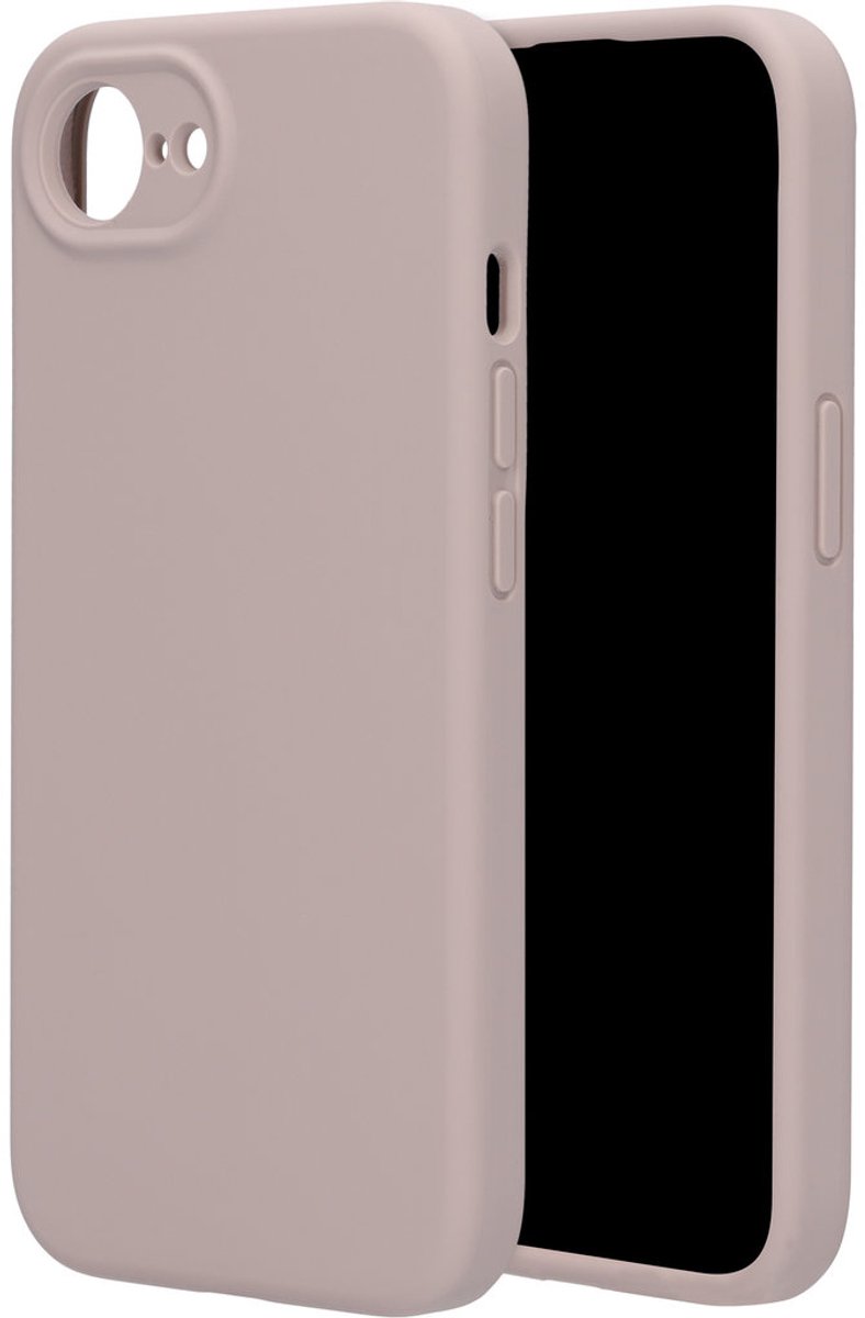 Mobiparts Hoesje geschikt voor Apple iPhone 17e Siliconen Telefoonhoesje | Mobiparts Backcover | iPhone 17e Case | Back Cover - Soft Salmon | Roze