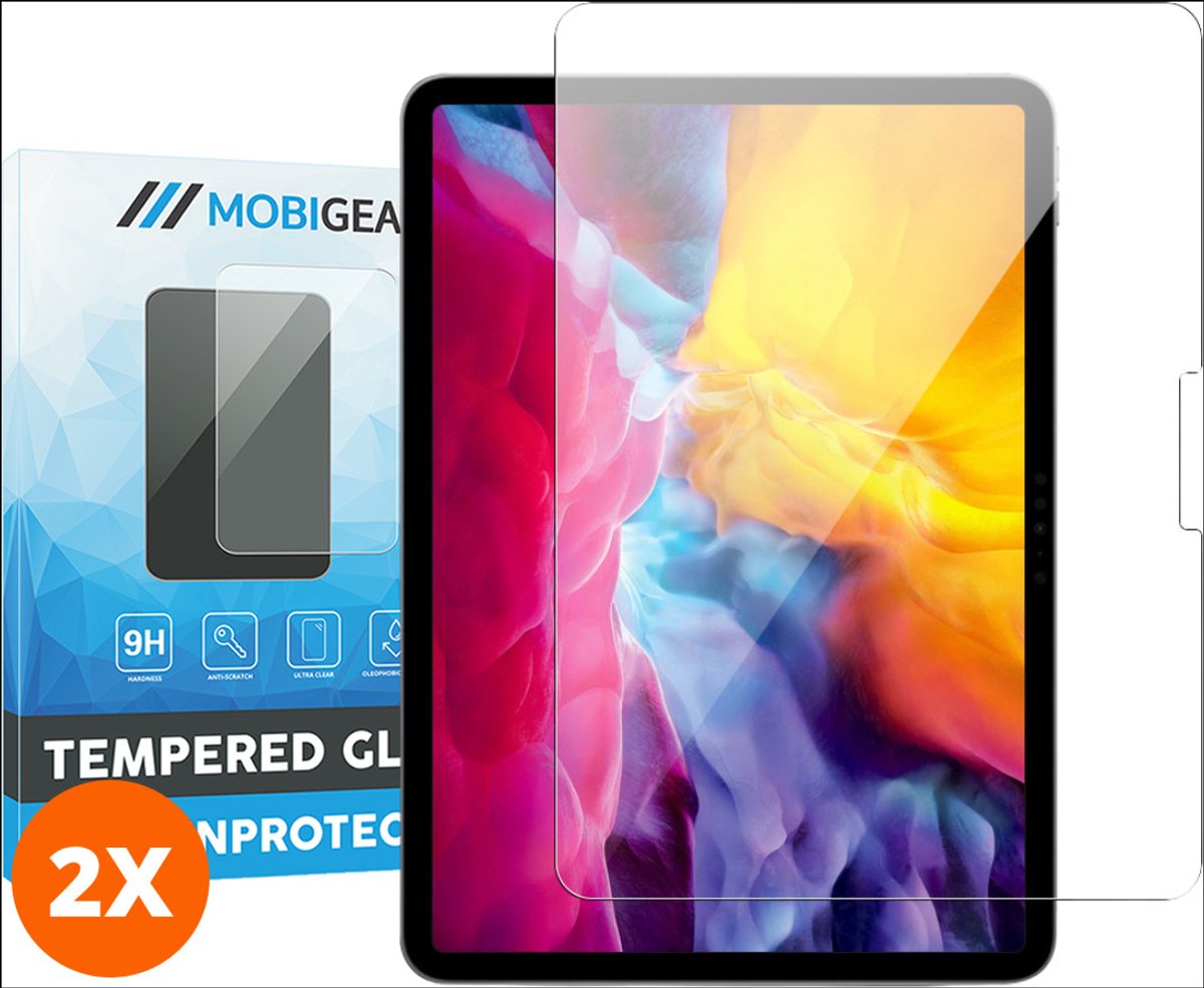 Mobigear Screenprotector geschikt voor Apple iPad Pro 13 Inch (2025) Glazen | Mobigear Screenprotector - Case Friendly (2-Pack)