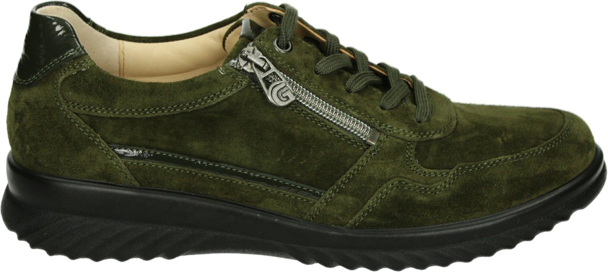 Ganter - 204528 HEIKE-H - Dames veterschoenen - Kleur: Groen - Maat: 38.5