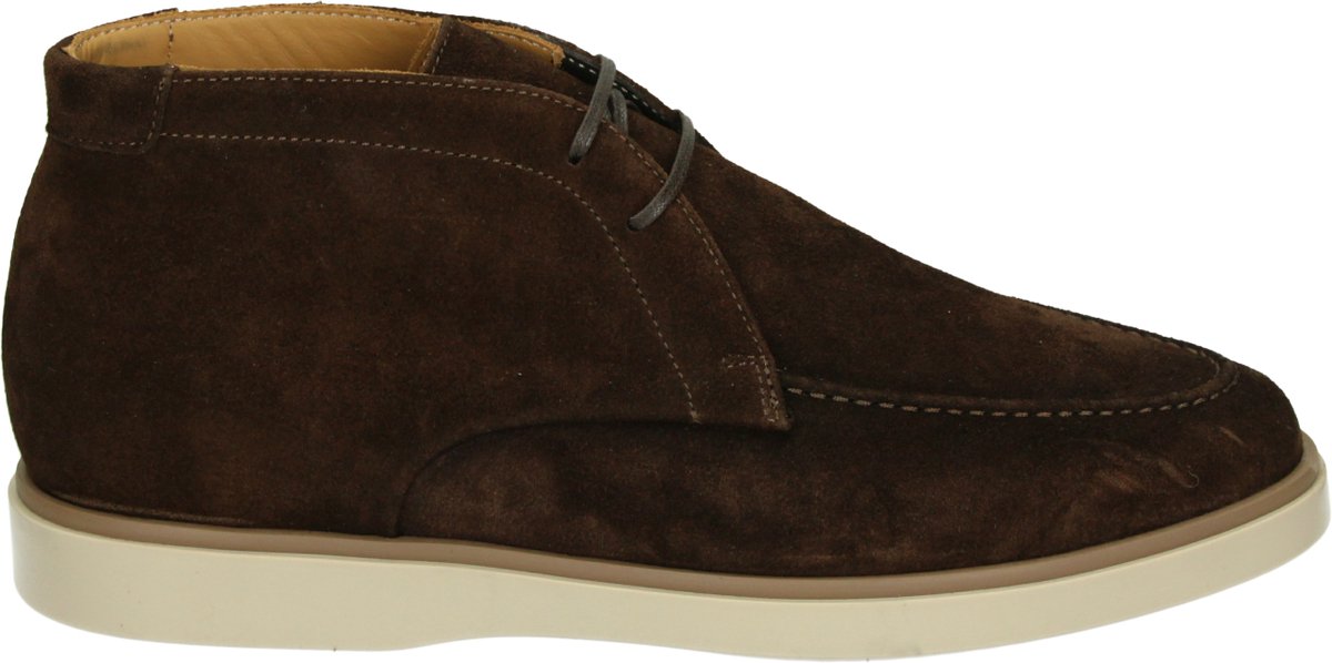 Giorgio - HE56414CAMP14 - Vrije tijd half-hoogHeren veterschoenHeren sneakers - Kleur: Bruin - Maat: 44