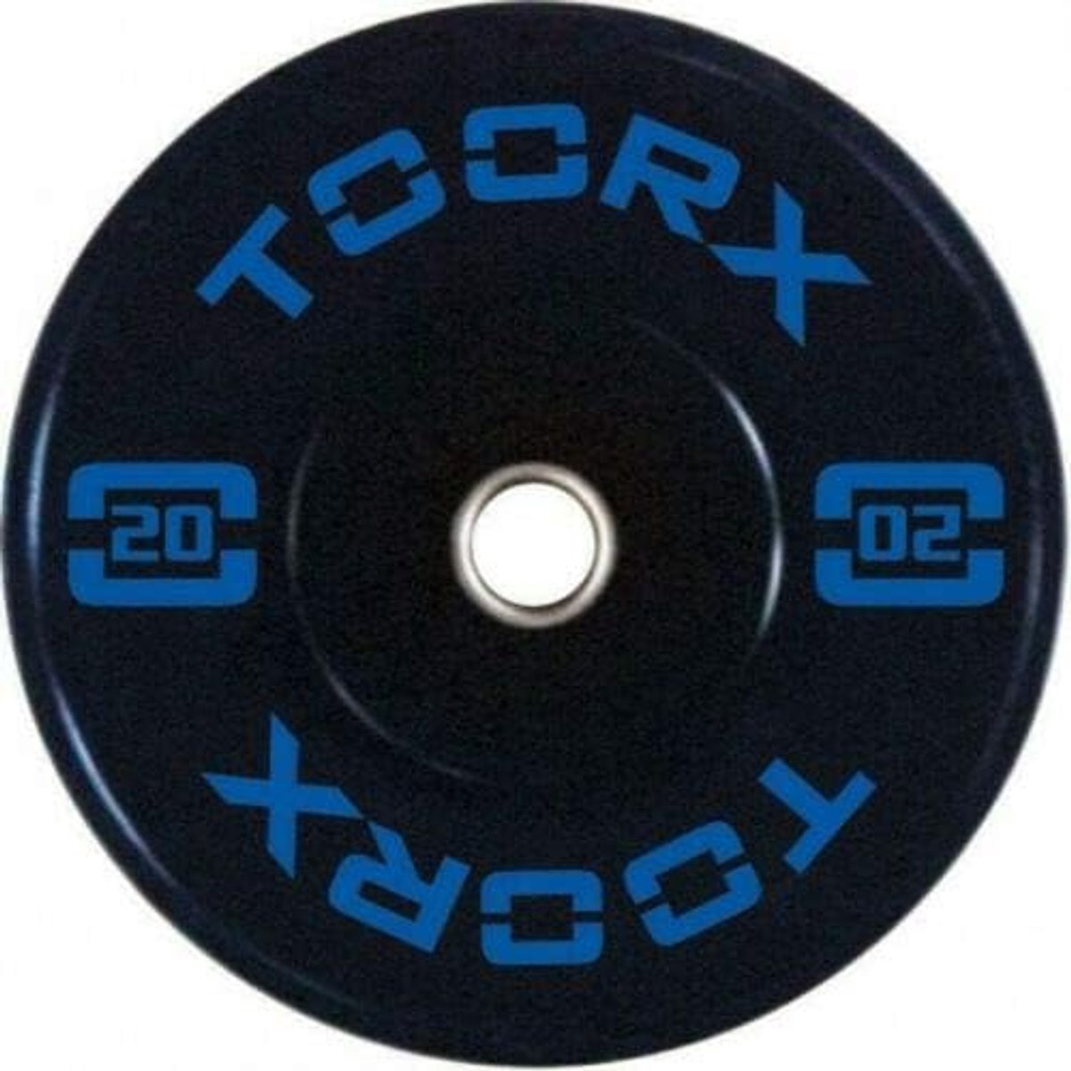 Olympische gewichtsschijf 20 kg - rubber bumper - 50 mm boring - ideaal voor krachttraining - SnelShoppen