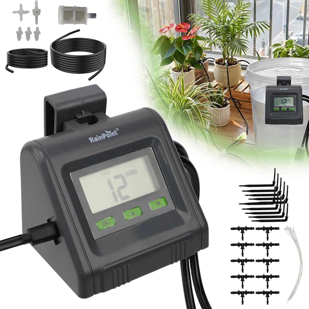 Automatisch Bewateringssysteem - Binnenhuis Zelfwateringssysteem - Druppelirrigatieset Voor Potplanten