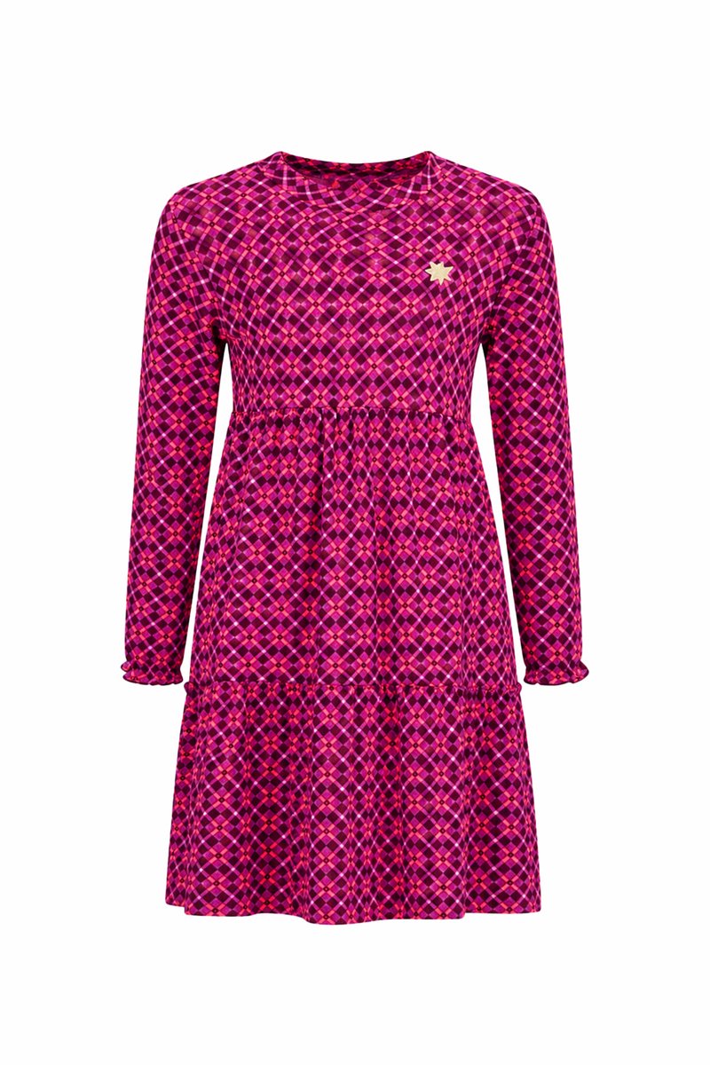 B.Nosy Y607-5861 Jurk meisjes roze - Maat 158-164