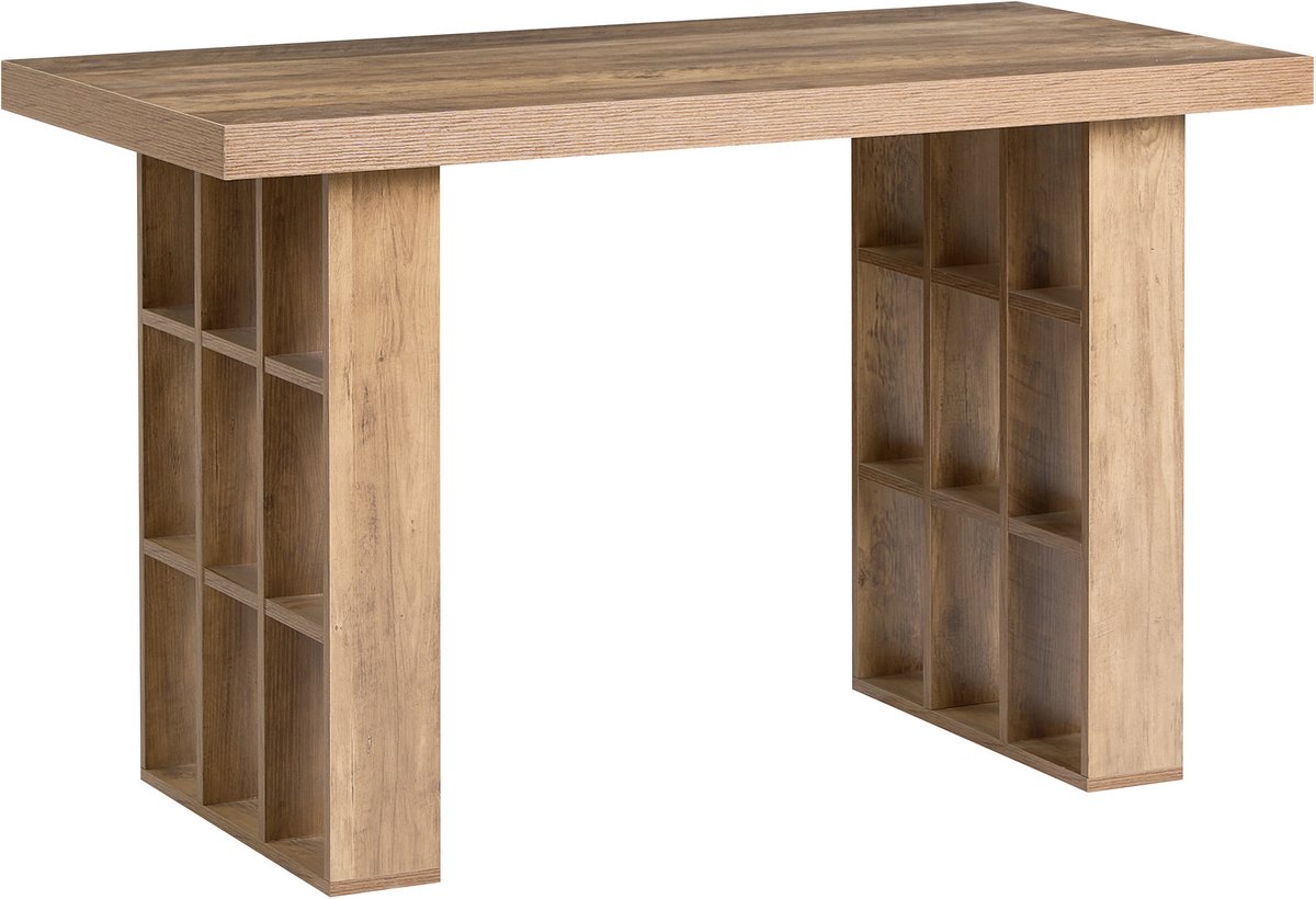 ELURA - Bureau - Lichtbruin - 120 x 60 cm - MDF