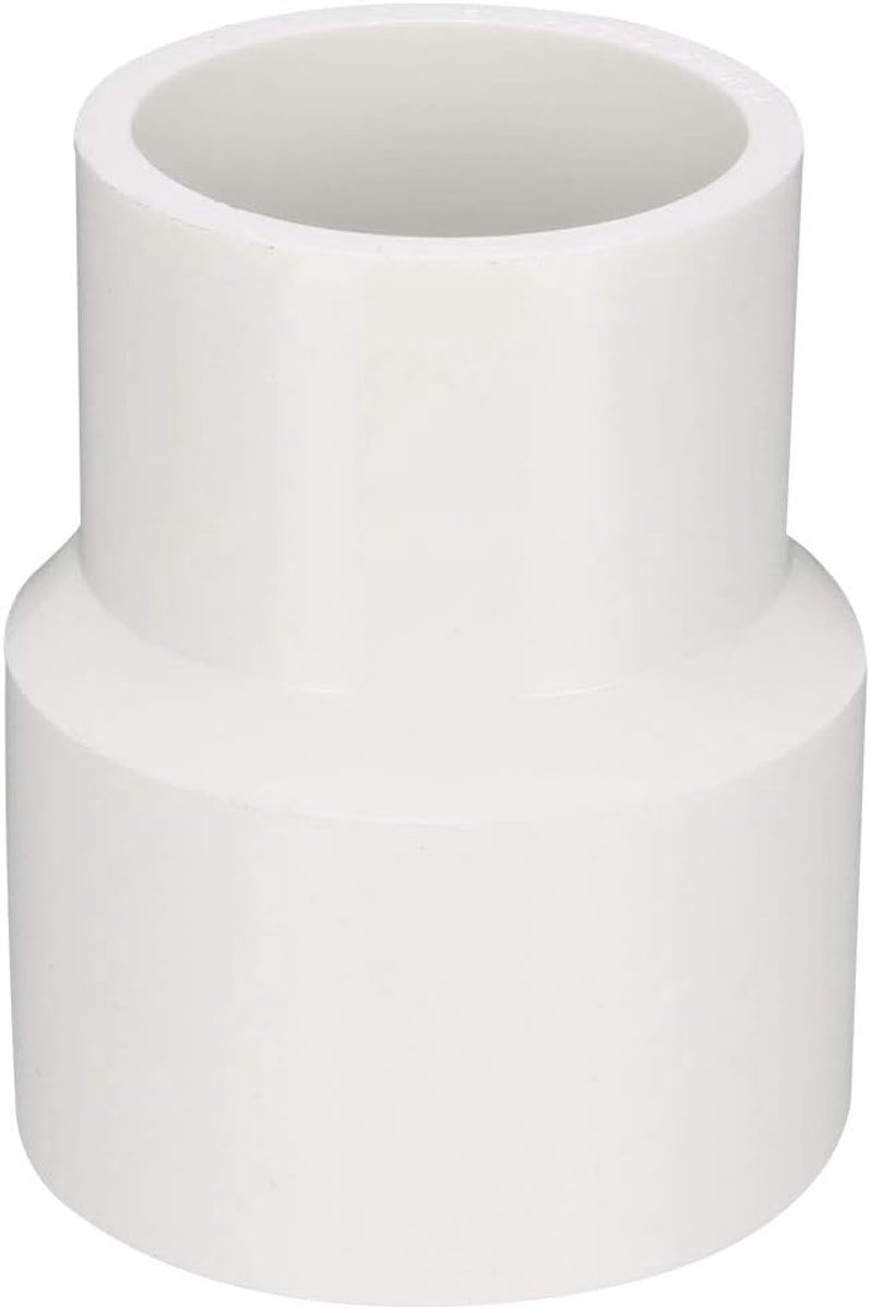 sourcing map 2 stuks PVC buisschroefverbinding koppeling draaischijf van draaischijf buis adapter connector buisconnector 40 x32mm