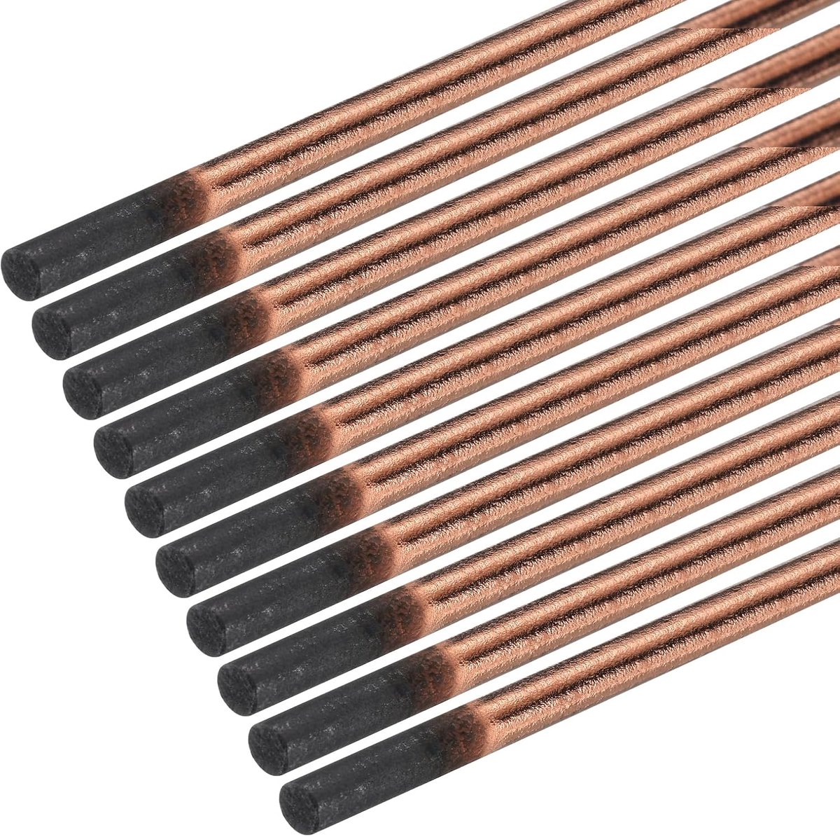 20 stks 6mmx305mm (1/4"x12") Carbon Arc Air Gutsen Staven Koper Grafiet Gecoat Gutsen Elektrode Staven voor Lassen