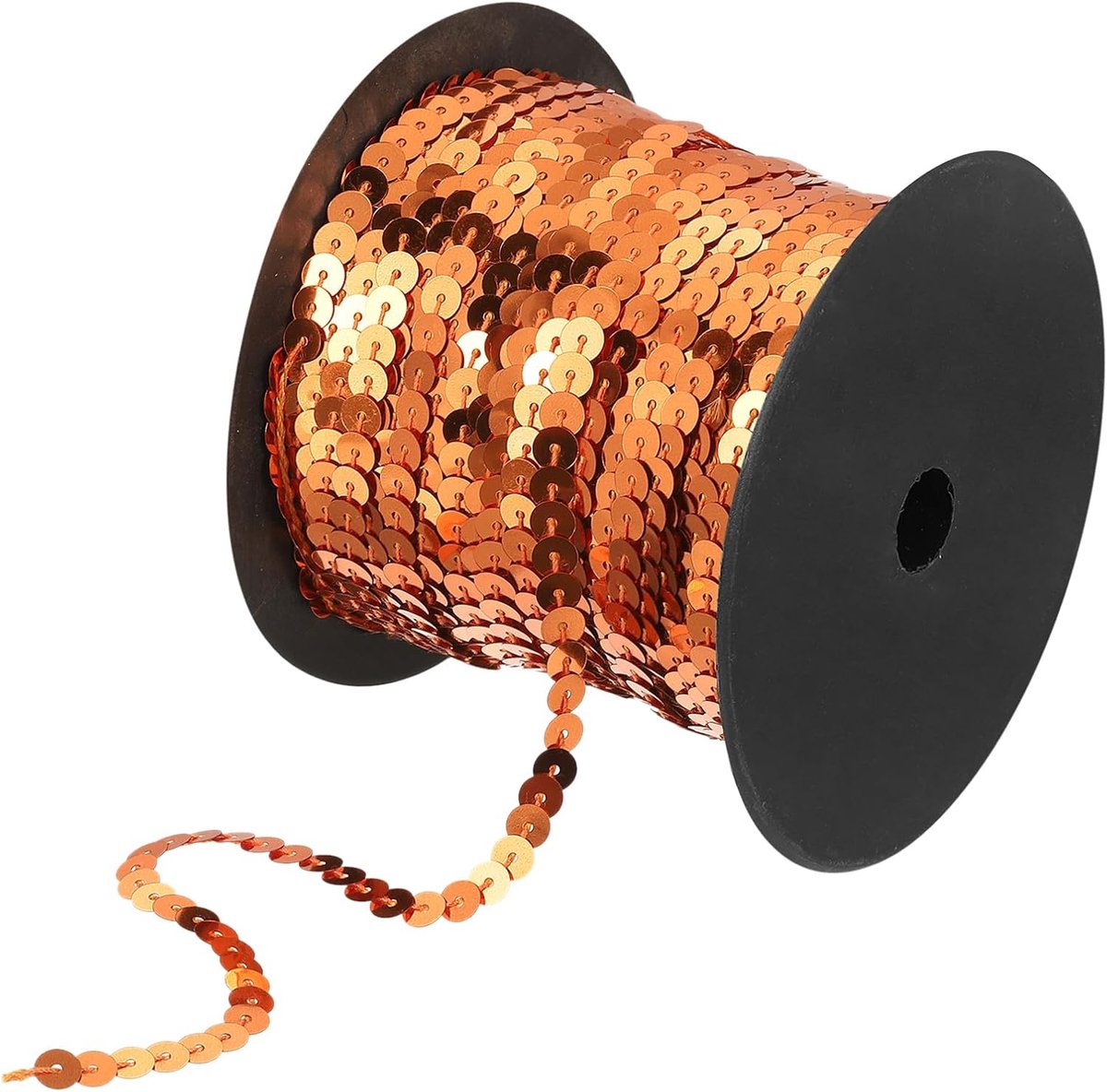 Pailletten strepen afstanden pailletten string rol naaien band voor franjes naaien projecten DIY oranje