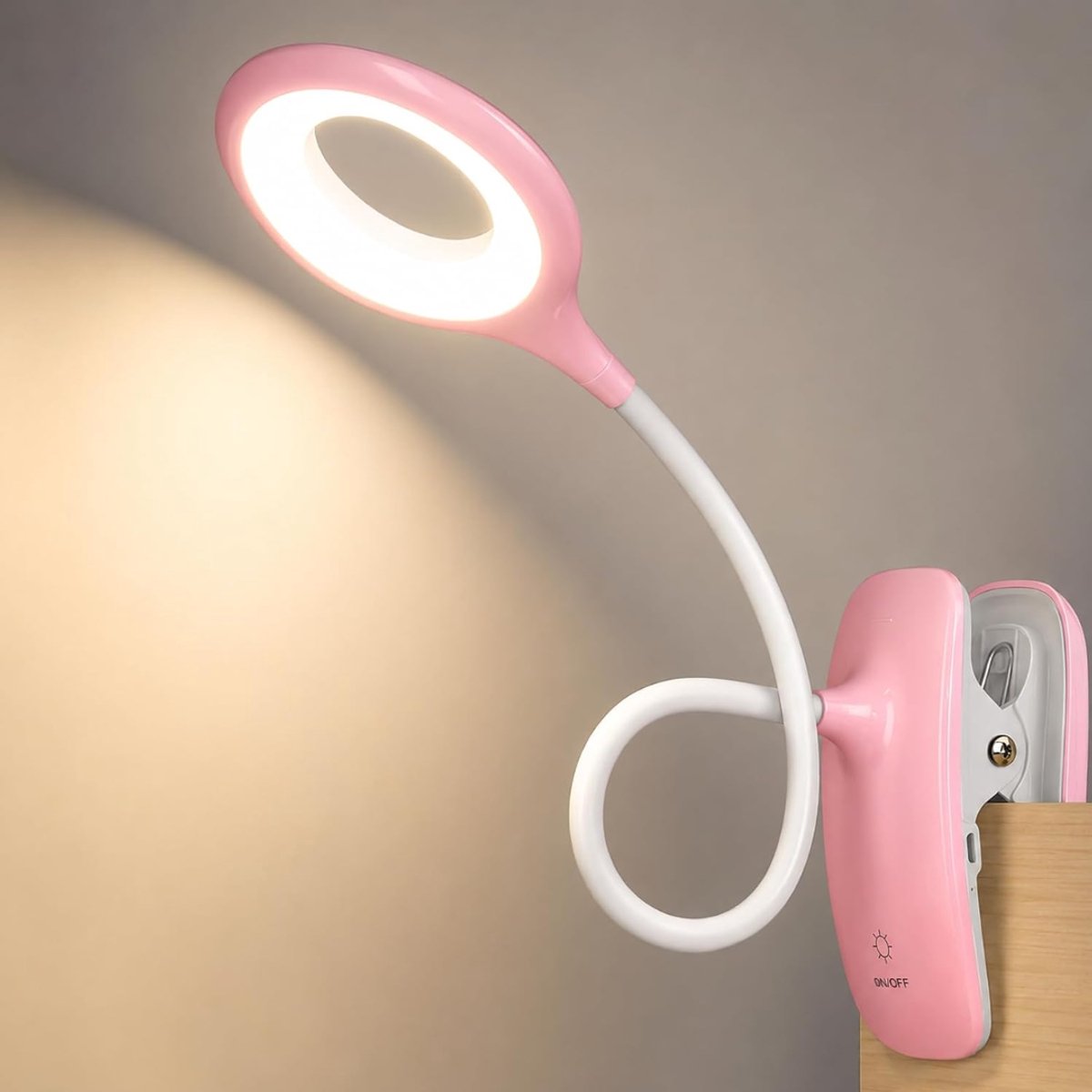 ZRNS® Bureaulamp Roze - Tafellamp - Woonkamer | Slaapkamer | Keuken - Oplaadbaar - Dimbaar
