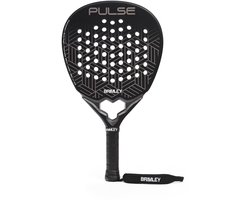 Brimley PULSE Padel racket - Gemaakt van Carbon - Ruw sandcoated blad - Druppelvormig