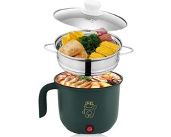 Elektrische Mini Pan - Warmhoudpan Kookpot - Snel Maaltijden Bereiden - Dubbele Temperatuurstanden…