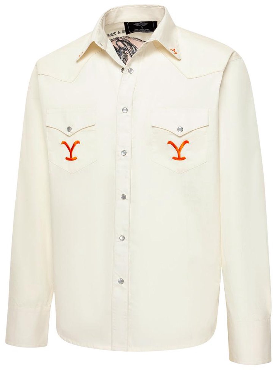 Stars & Stripes - Western Shirt Yellowstone So Wild So Angry - L