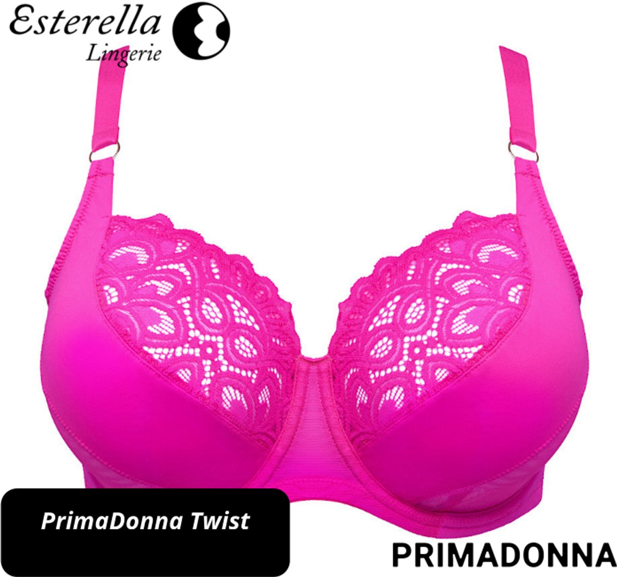 PrimaDonna Twist Dear Night Beugel Bh 0142630 Influencer Pink - maat EU 70F / FR 85F