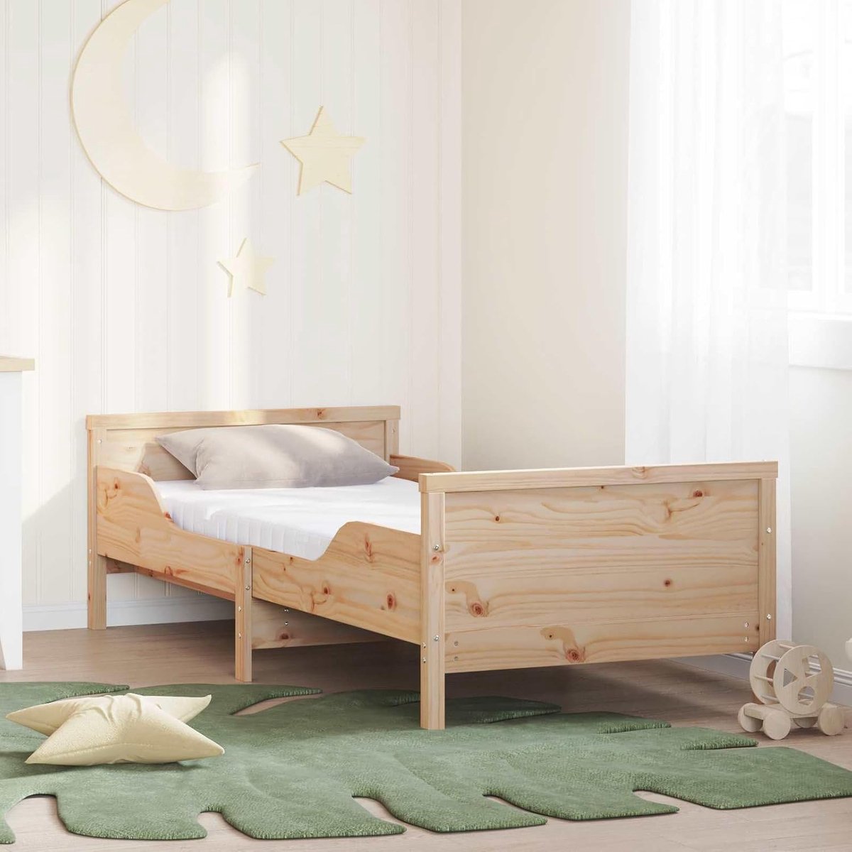 schuimmatras 80x200 cm wit | Afneembare wasbare overtrek, Oeko-Tex-gecertificeerd, ademend, gemiddelde hardheid