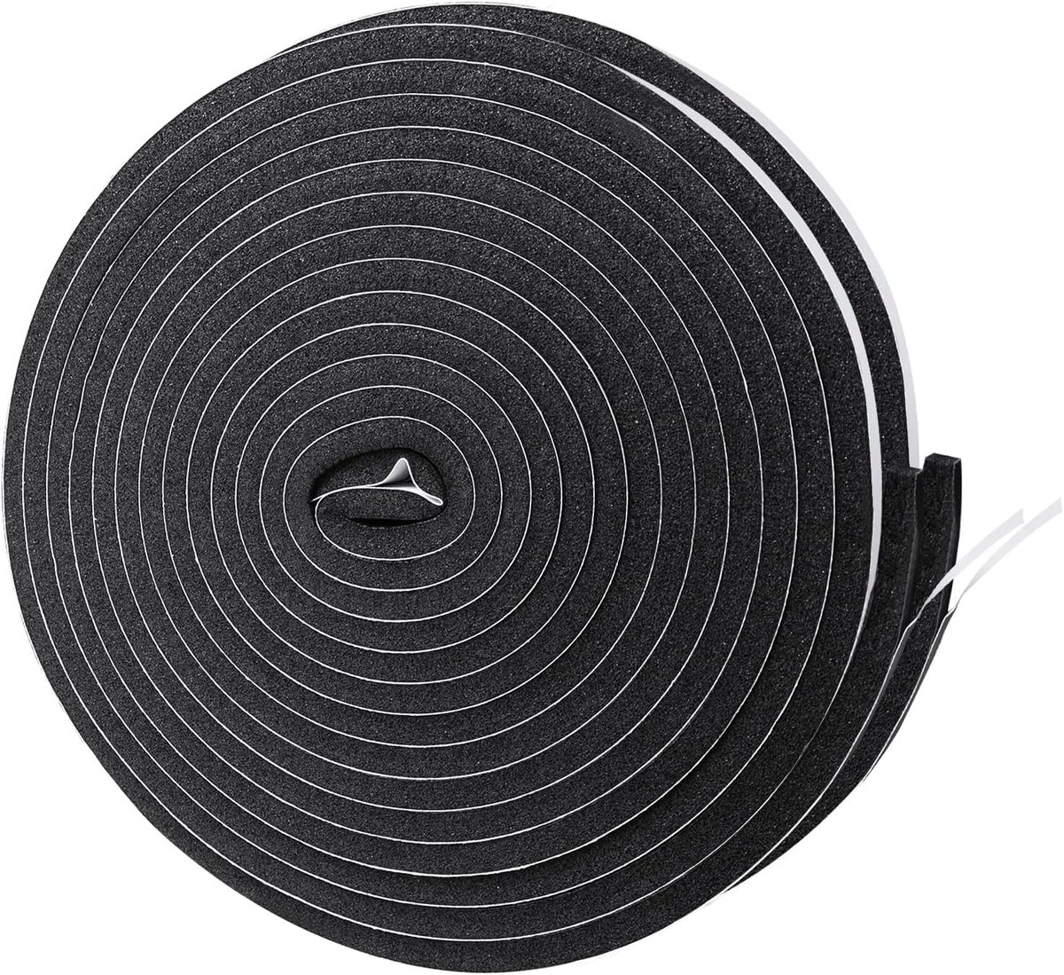 Afdichtingsband, Schuim Afdichtingsband 10mm (B) x 6mm (D), Schuimrubber Zelfklevend voor Deur Raam, deur Afdichting, Weerbestendig, Anti-botsing, Geluidsisolatie (Totale Lengte 10m)