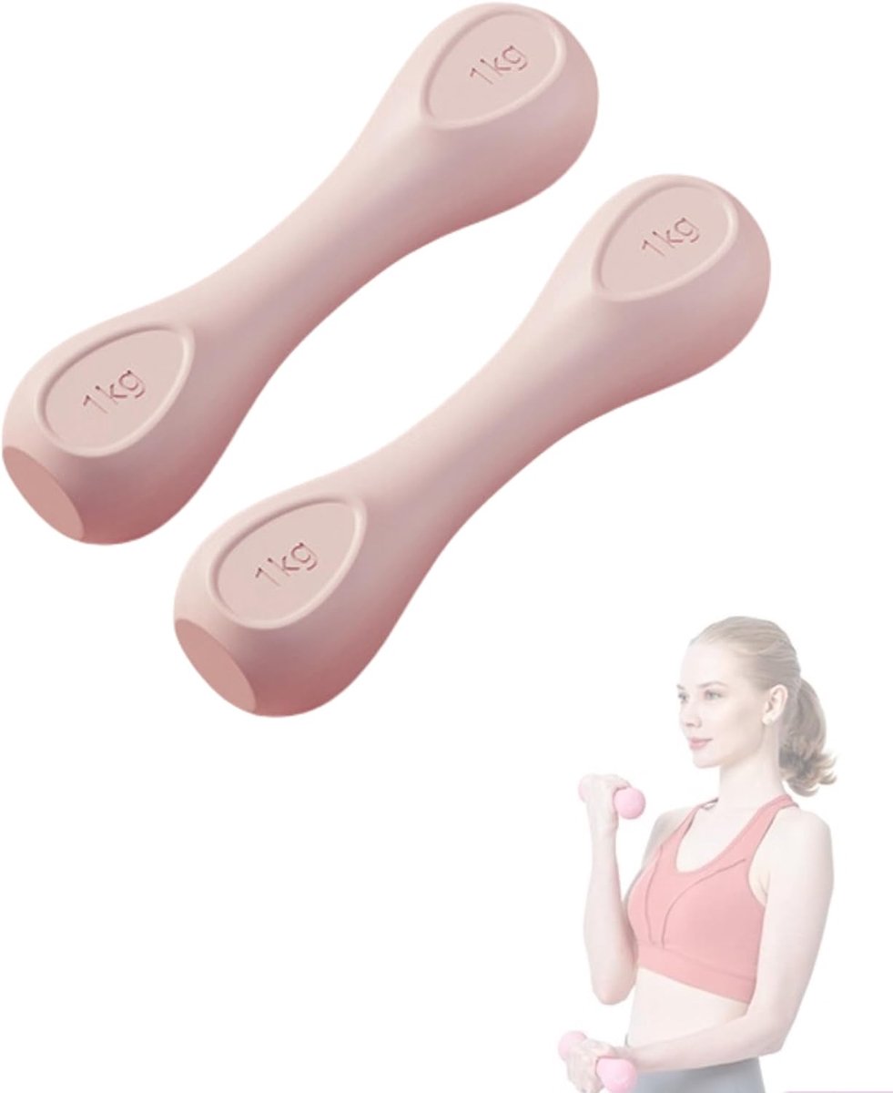 Set Van 2 Neopreen Halters Van Lichte Gymgewichten, Antislip Halters, Ideaal Voor Krachttraining En Thuisgymnastiek, Ergonomische Fitnesshalters.