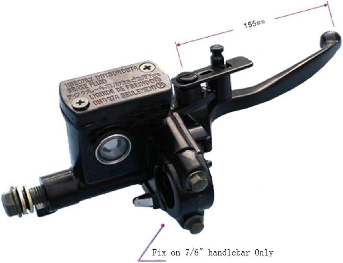 Hydraulische remcilinder hendel voor 50 70 90 110 125CC ATV, quad en pitbike - Hoogwaardige vervangingsonderdelen